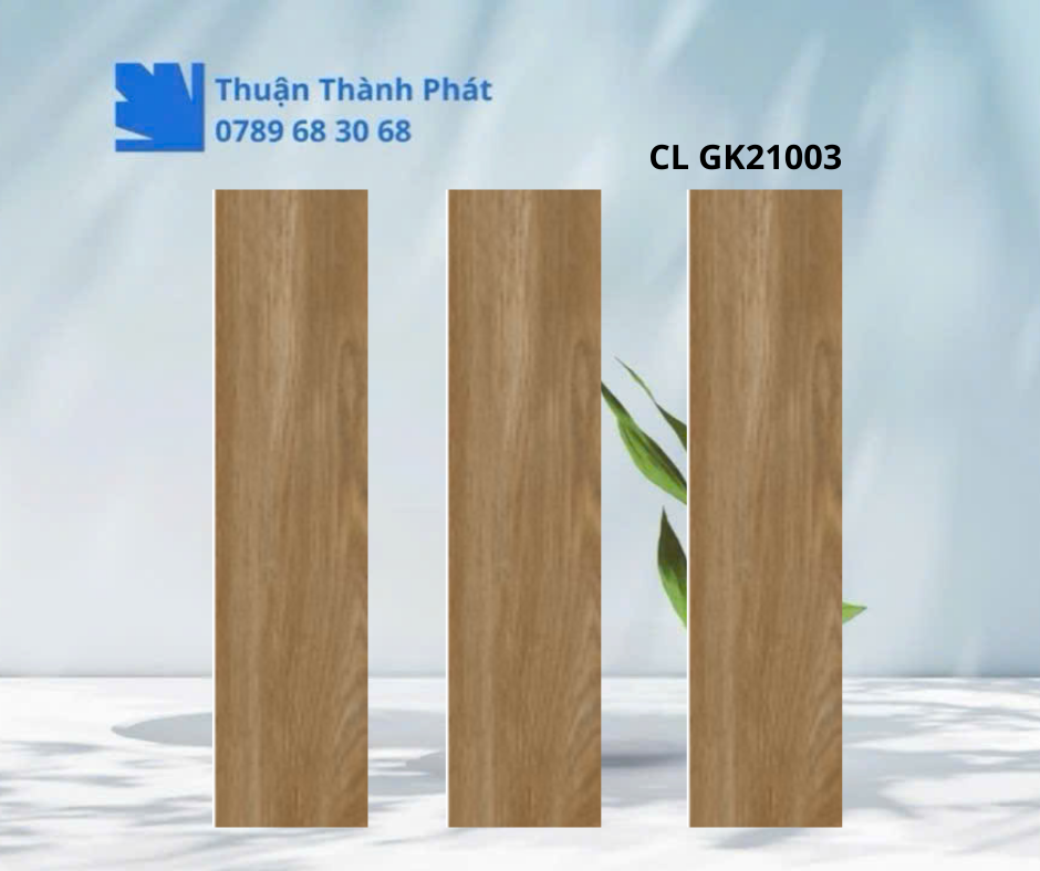 Gạch ốp lát Viglacera CL GK21003 Mẫu gạch vân gỗ nâu trầm