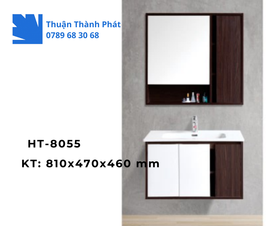 Thiết bị vệ sinh Haphako HT-8055 nổi bật với thiết kế treo tường hiện đại