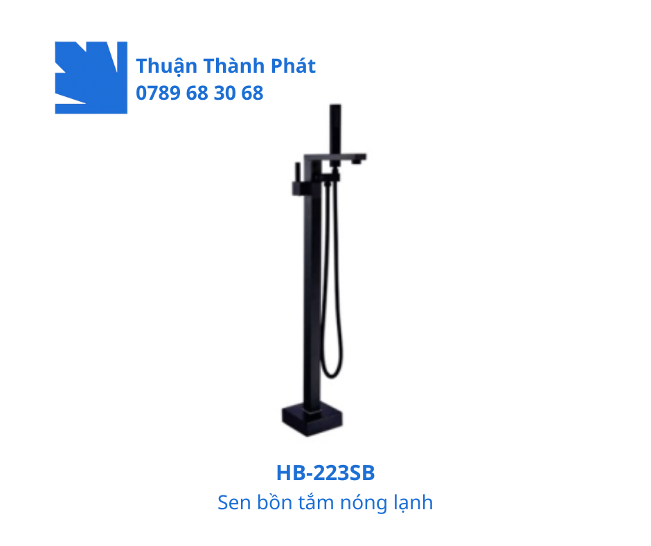 Sen bồn tắm nóng lạnh HB-223SB lắp đặt gọn gàng