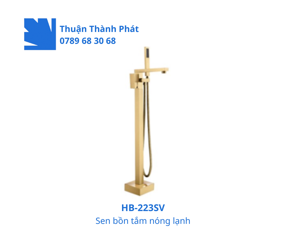 Sen bồn tắm nóng lạnh HB-223SV bề mặt sáng bóng, bền đẹp.