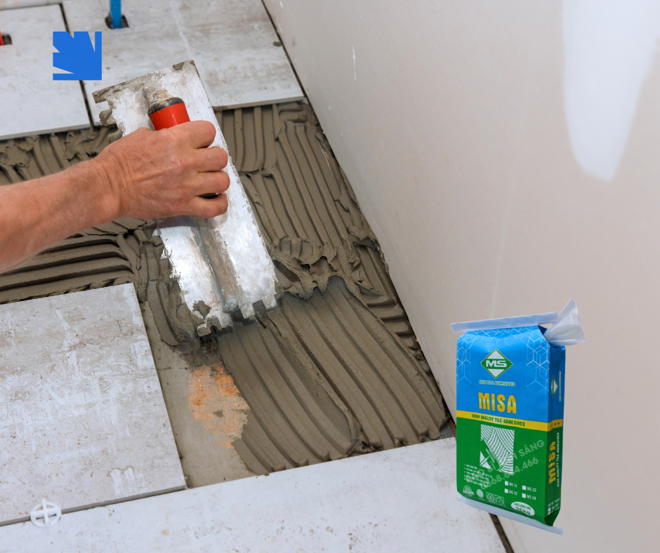 Keo dán gạch MISA sau khi hoàn thiện