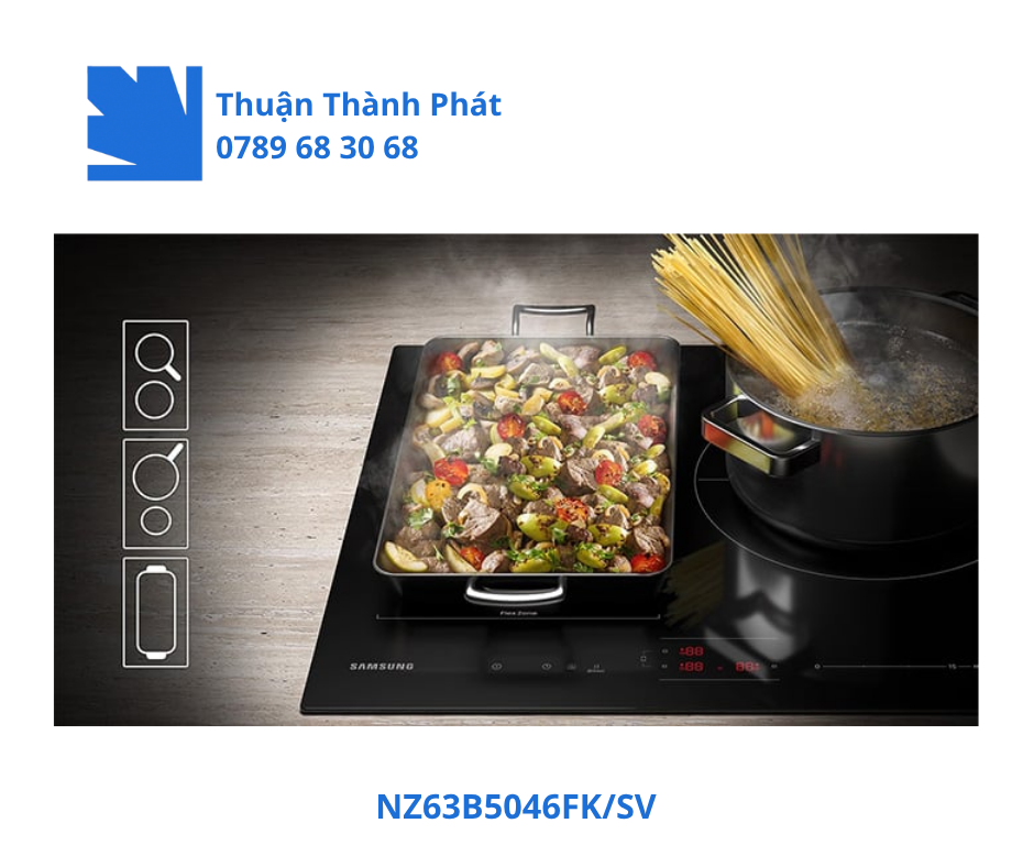 Bếp từ âm NZ64B5046FK/SV bảng điều khiển cảm ứng