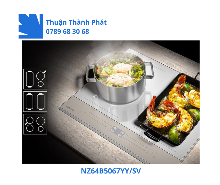 Bếp từ âm NZ64B5067YY/SV bảng điều khiển cảm ứng thông minh