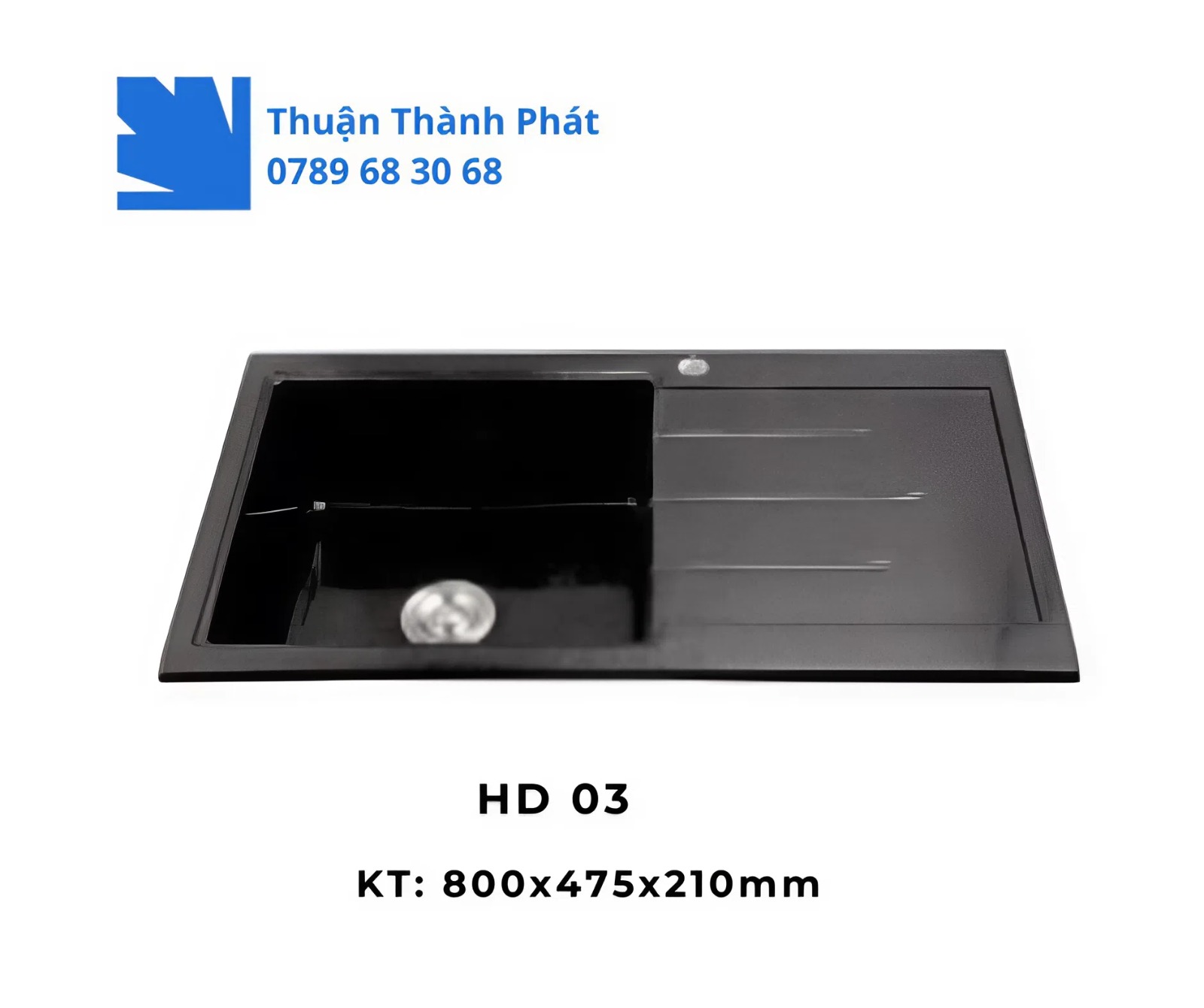 Chậu đá HD 03 – Đẳng cấp và tiện nghi cho căn bếp hiện đại