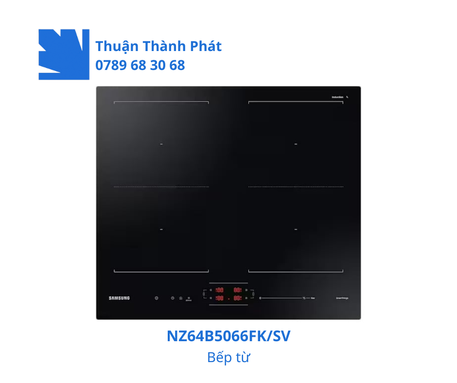 Bếp từ âm NZ64B5066FK/SV thiết kế 4 vùng nấu sang trọng