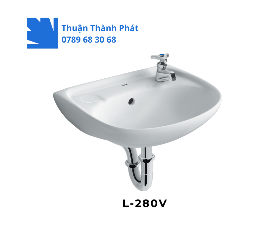 Lavabo Inax L-280V treo tường Nhỏ gọn và tiện nghi