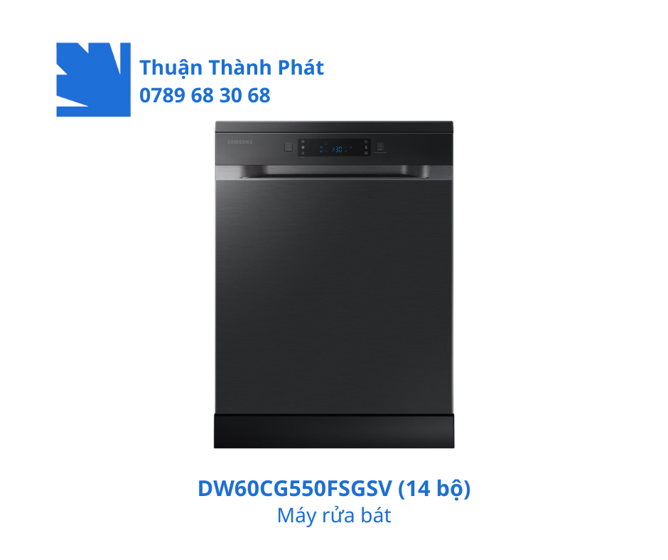 Máy Rửa Bát DW60CG550FSGSV nhìn toàn cảnh