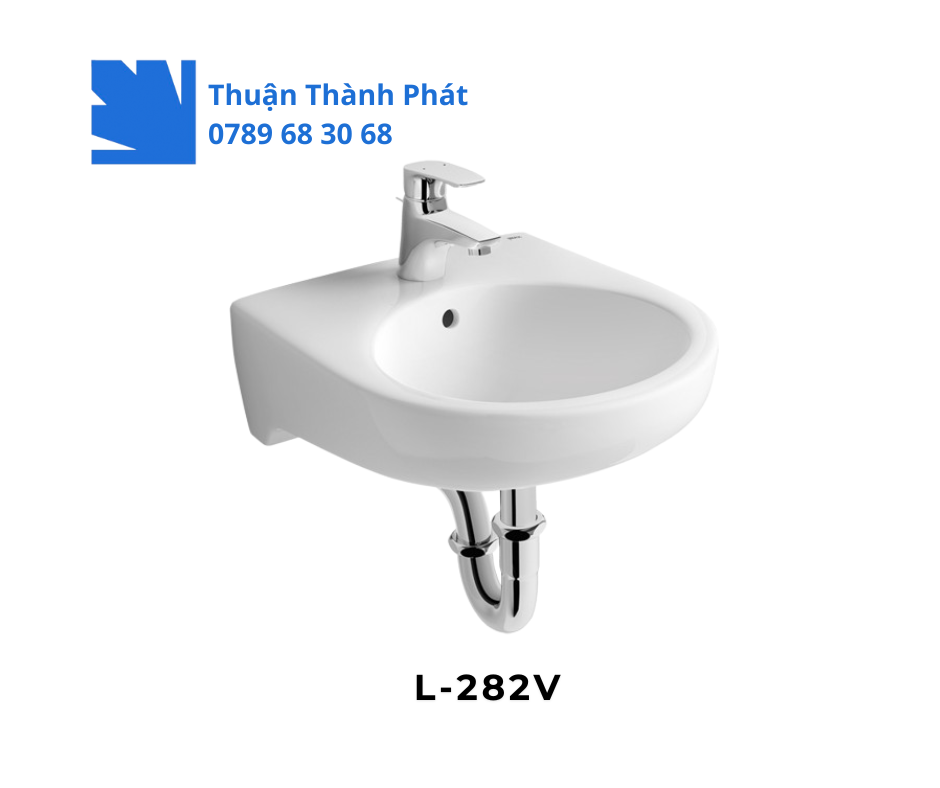 Lavabo Inax L-282V treo tường sứ trắng