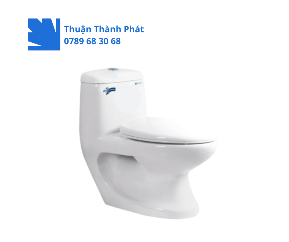 Bồn cầu 1 khối Thiên Thanh CK-50 Diamond Thiết kế liền khối sang trọng