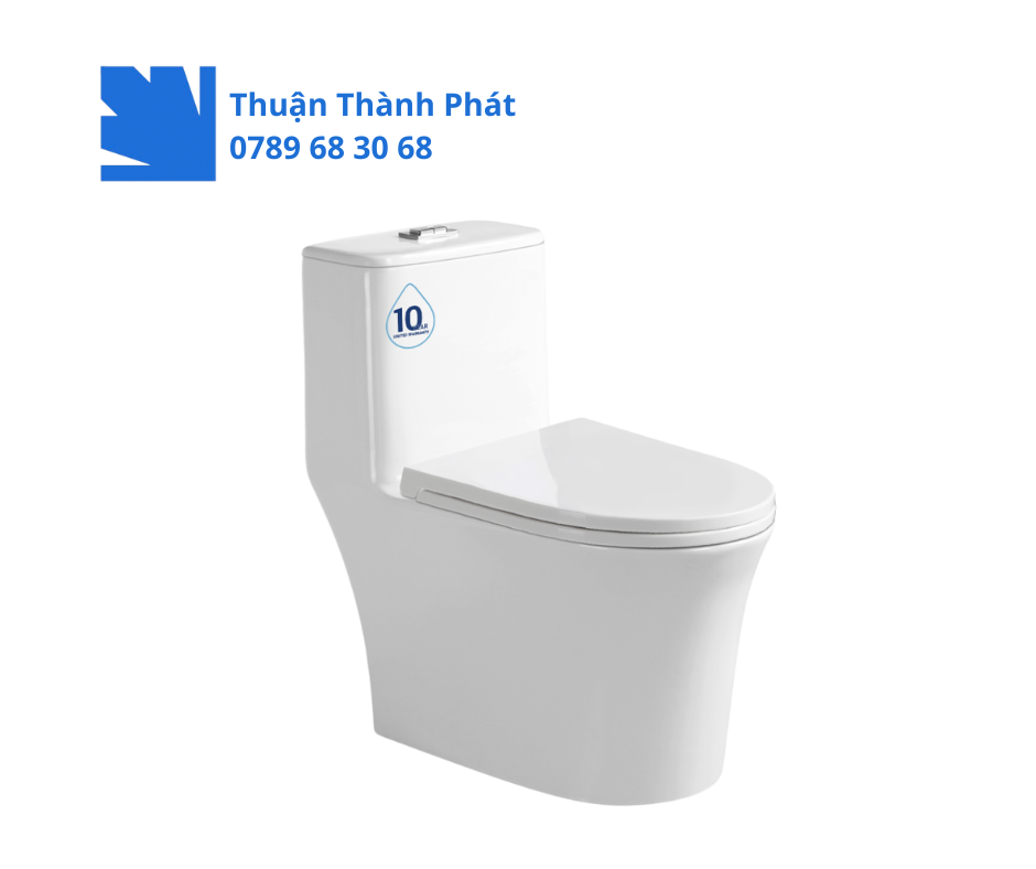Bồn cầu 1 khối TUSLO T005 (6805) thiết kế liền khối