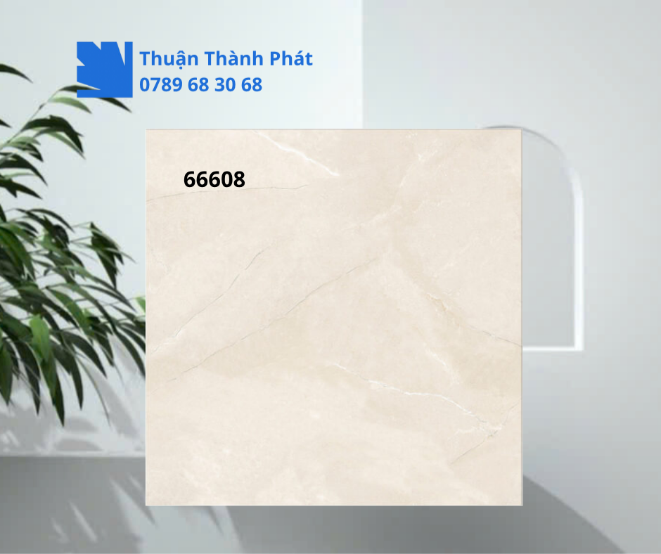 Gạch ốp lát 66608 màu xám be sáng