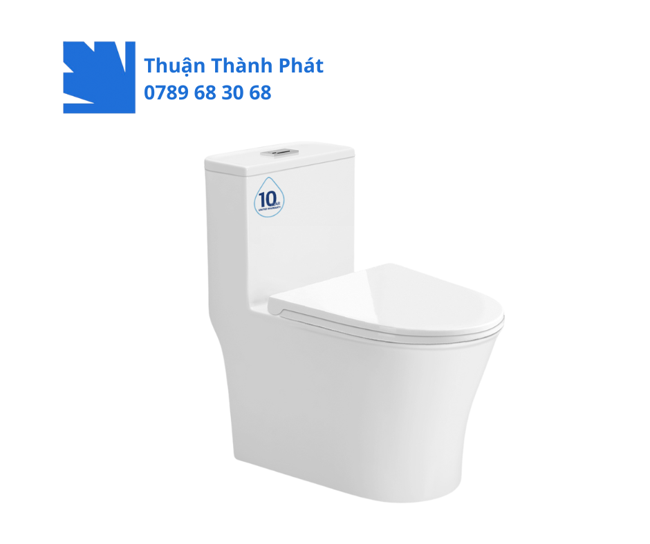 Bồn cầu 1 khối TUSLO T006 (6830) thiết kế liền khối sang trọng