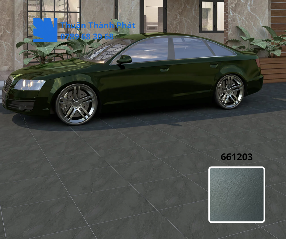 Gạch ốp lát 661203 với tông xám trung tính thanh lịch