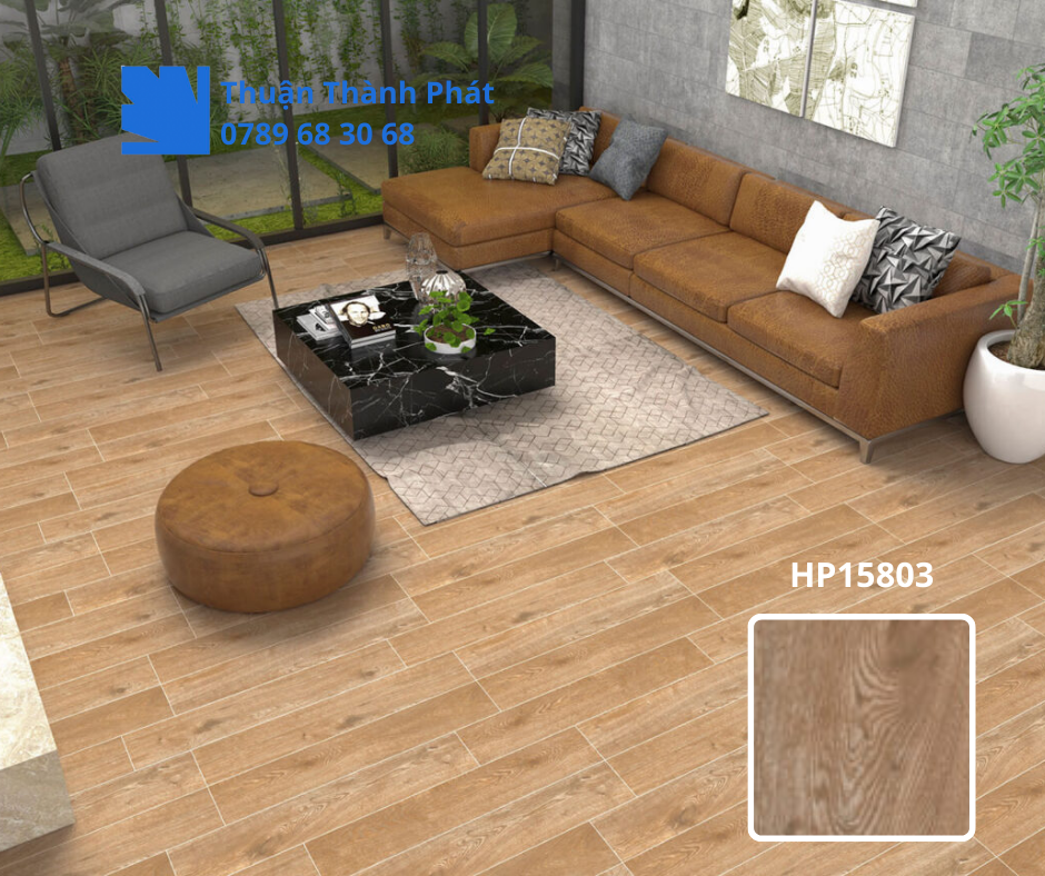 Gạch ốp lát HP15803 ứng dụng
