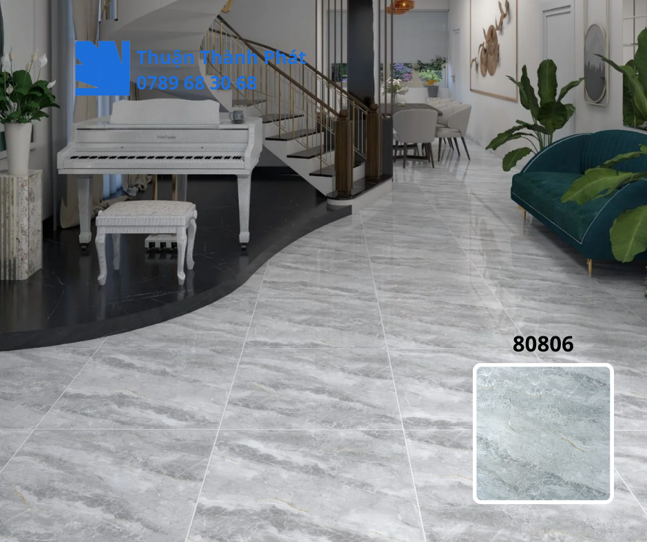 Gạch ốp lát 80806 lát giúp rộng không