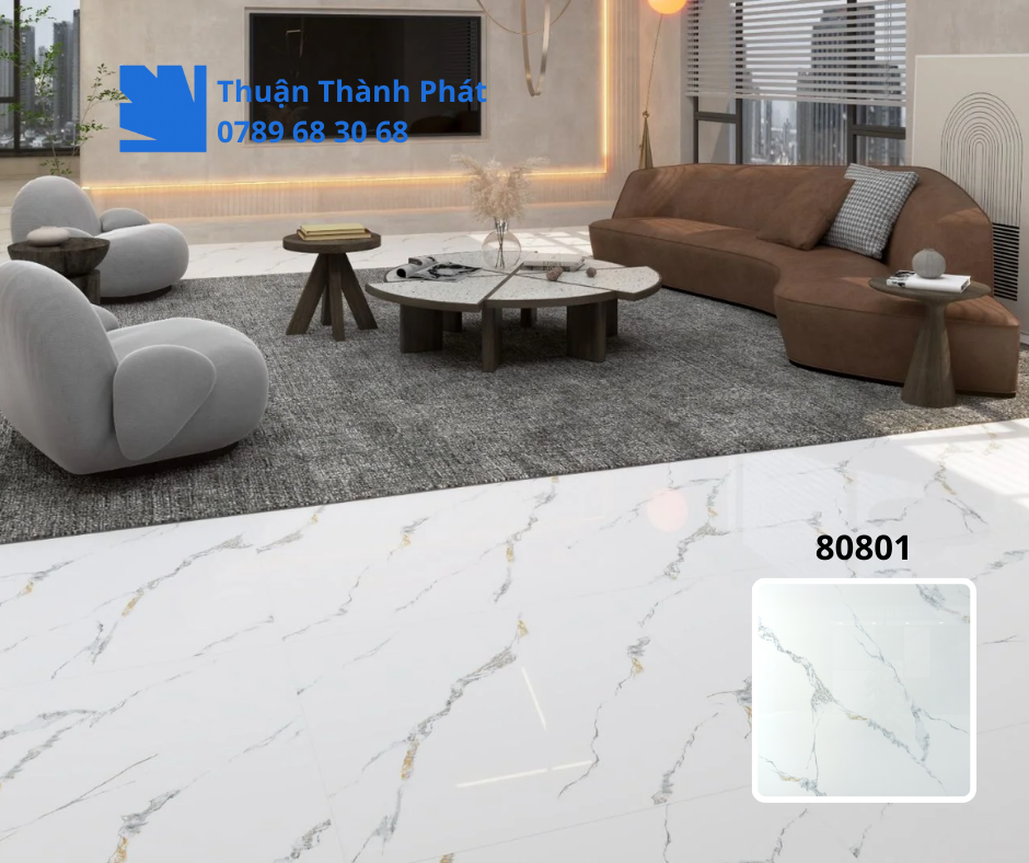 Gạch ốp lát 80801 họa tiết vân mây