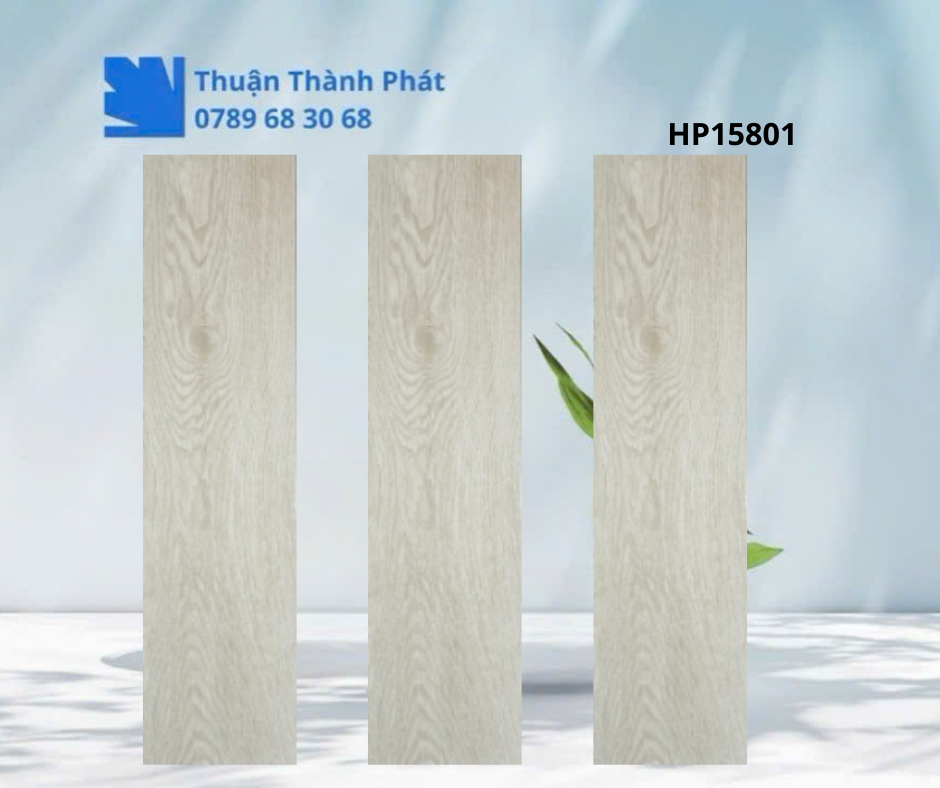 Gạch ốp lát HP15801 giả gỗ nhám 15x80