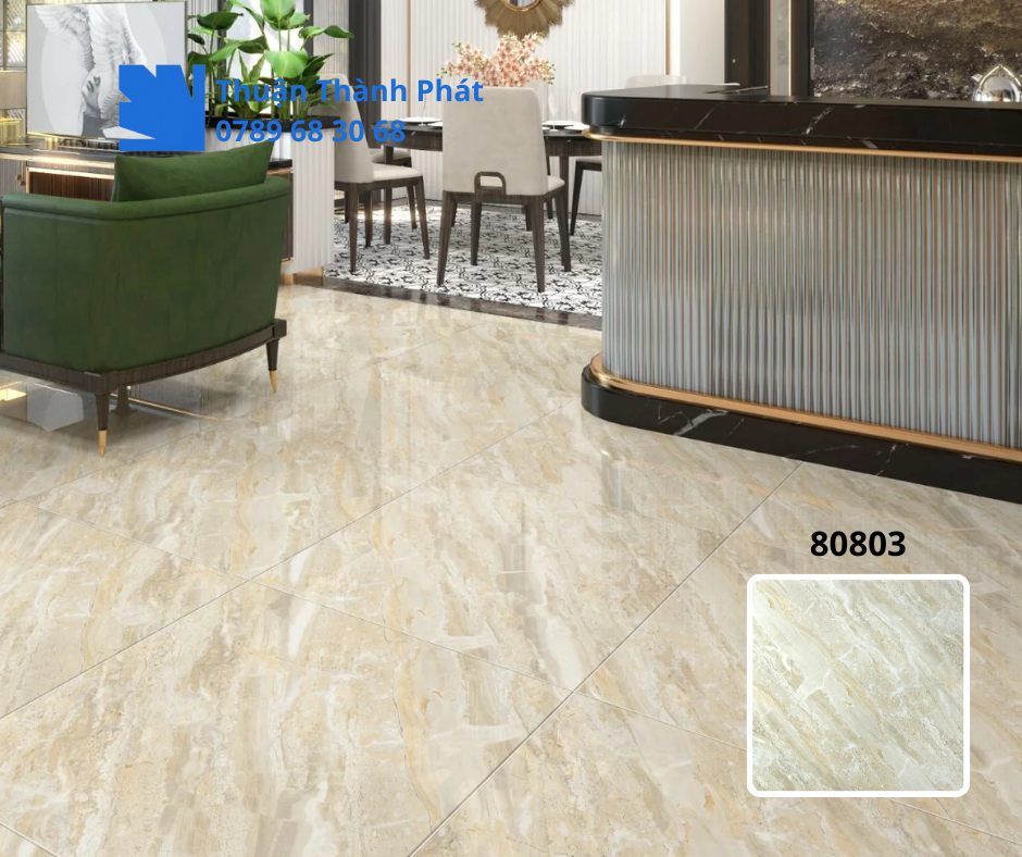 Gạch ốp lát 80803 cho không gian rộng