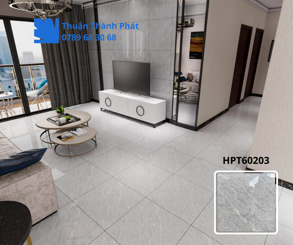 Gạch ốp lát HPT60203 Chất liệu ổn định, sử dụng lâu dài